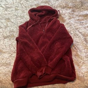 Fluffy Jacket w/ Hood